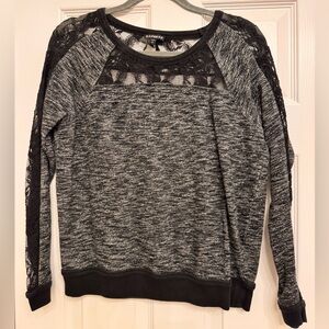 EXPRESS Sweater With Lace Size S